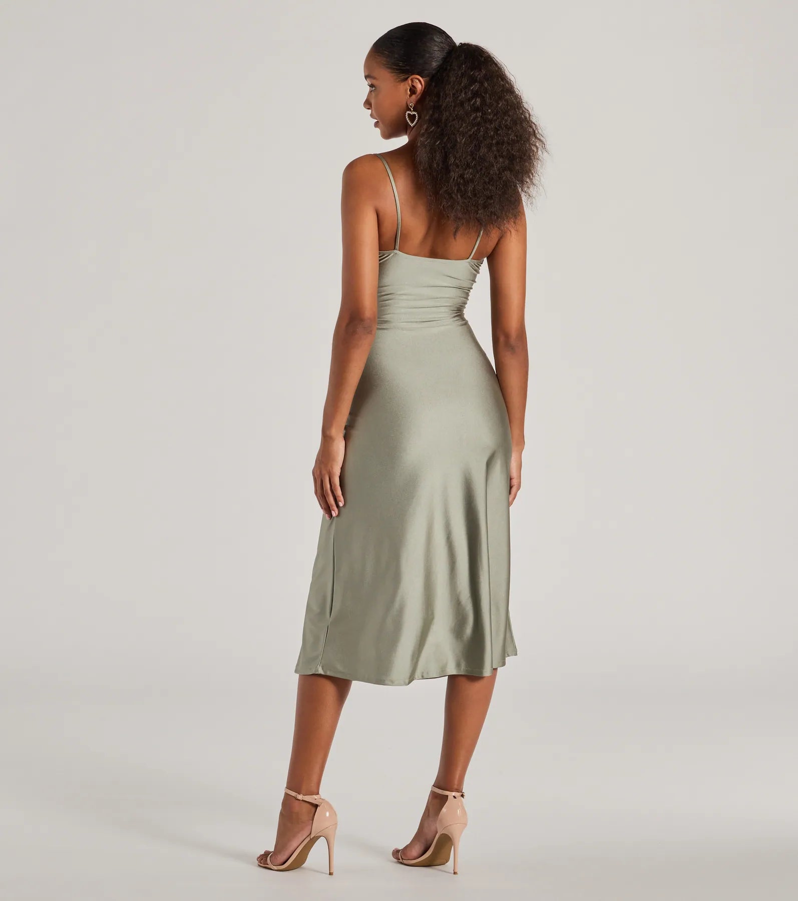 Cause To Celebrate V-Neck A-Line Midi Dress - Image 2