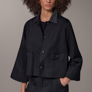 BELL SLEEVE TRAPEZE JACKET