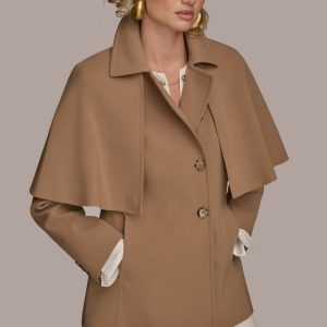 WATER REPELLENT CREPE CAPELET