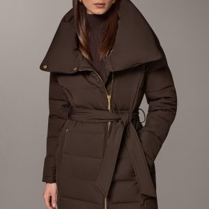FUNNEL NECK PUFFER COAT