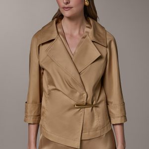 3/4 SLEEVE WRAP JACKET